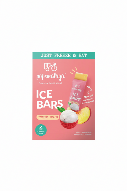 MY POPSMALAYA ICE BAR AL GUSTO DI LITCHI E PESCA 270 ML