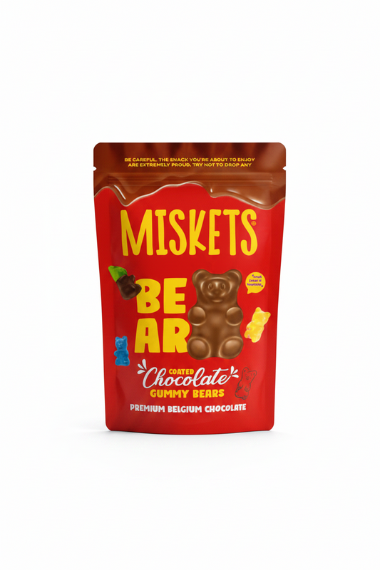MISKETS ORSETTI DI GELATINA RICOPERTI DI CIOCCOLATO AL LATTE 120 G
