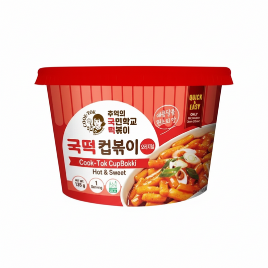 COOK TOK BIG CUP TTEOKBOKKI ORIGINAL HALAL 135 G