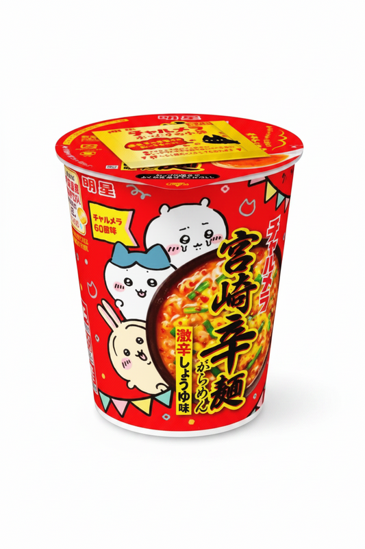 MYOJO CHARMERA CUP RAMEN CHIIKAWA PICCANTE MIYAZAKI 67 G