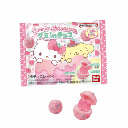 GOMMOSE DEI PERSONAGGI SANRIO RICOPERTE DI CIOCCOLATO 22 G
