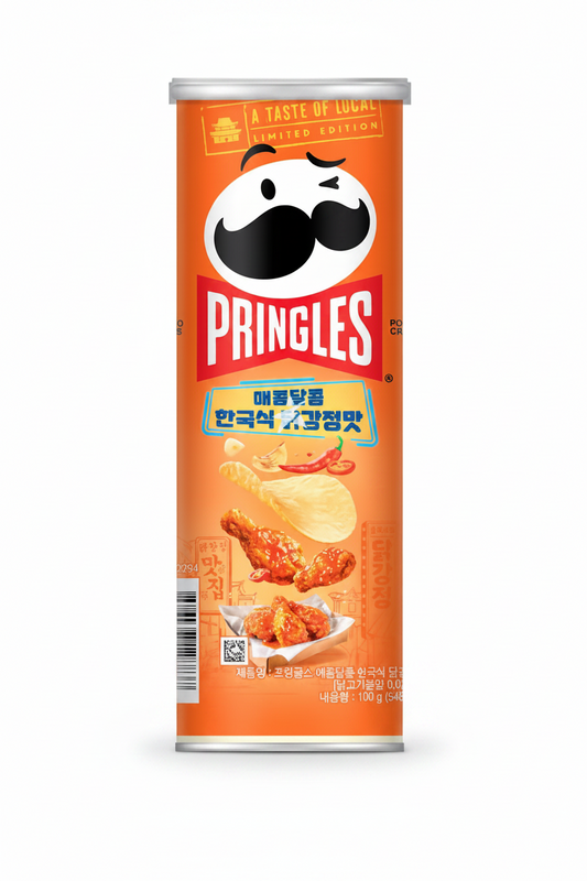 PRINGLES GUSTO POLLO FRITTO COREANO DOLCE E PICCANTE 100 G
