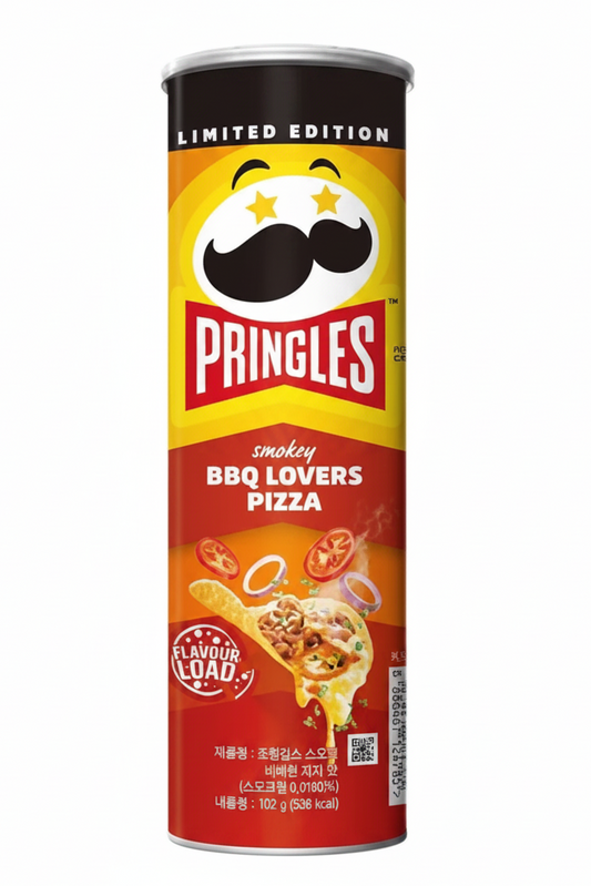 PRINGLES GUSTO PIZZA BBQ LOVERS 102 G