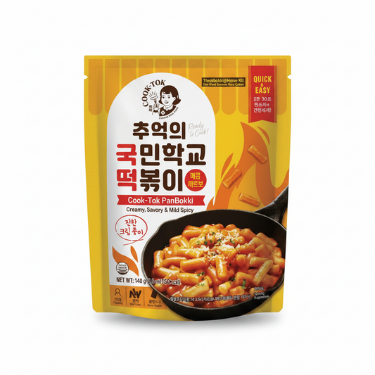 COOKTOK TTEOKBOKKI ALLA CARBONARA POCO PICCANTE  140 G
