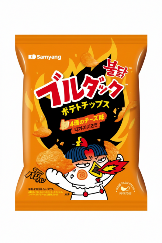 PATATINE SAMYANG BULDAK AL GUSTO QUATTRO FORMAGGI 55 G
