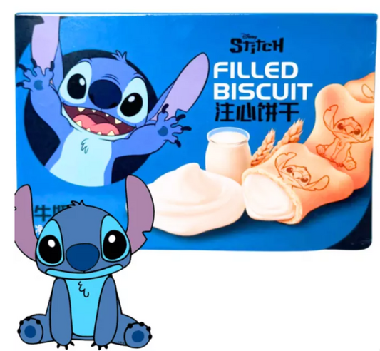 BISCOTTI STITCH A FORMA DI CUORE BIANCO 50 G