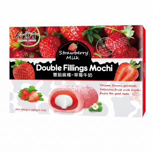 BAMBOO HOUSE MOCHI ALLA FRAGOLA CON DOPPIO RIPIENO 180 G