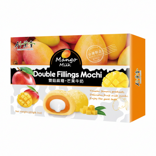BAMBOO HOUSE MOCHI AL MANGO CON DOPPIO RIPIENO 180 G