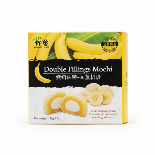 BAMBOO HOUSE MOCHI ALLA BANANA CON DOPPIO RIPIENO 180 G