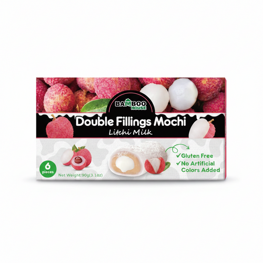 BAMBOO HOUSE MOCHI AL LITCHY CON DOPPIO RIPIENO 90 G
