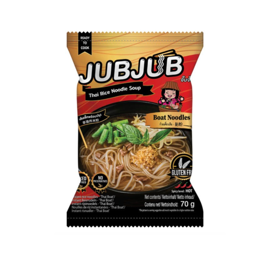 JUBJUB NOODLE ISTANTANEI DI RISO 70G PICCANTE