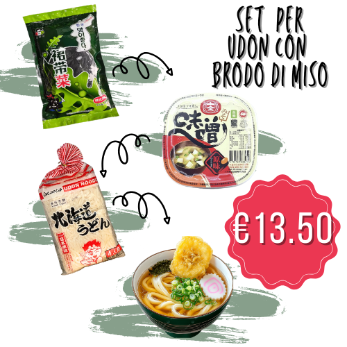 SET PER UDON CON BRODO DI MISO