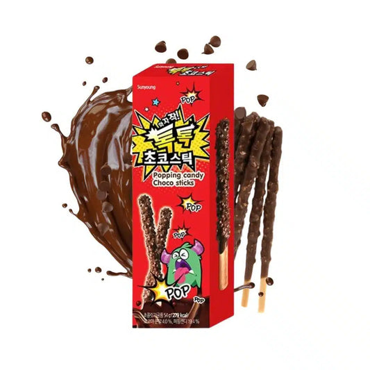 Popping Candy Stick di cioccolato
