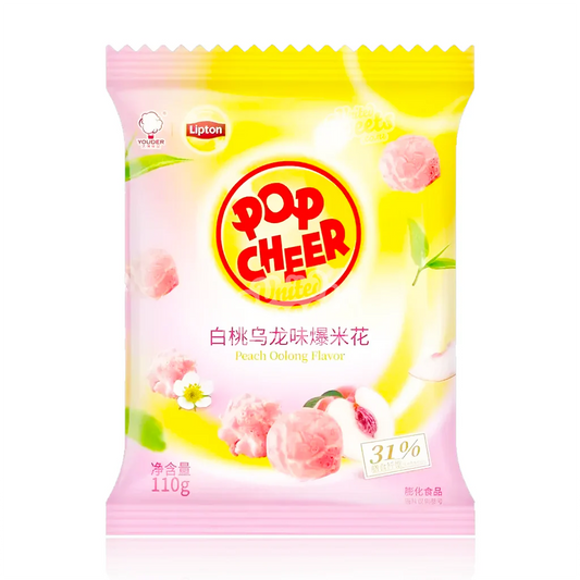 POPCHEER Popcorn al gusto di Oolong alla pesca 110G