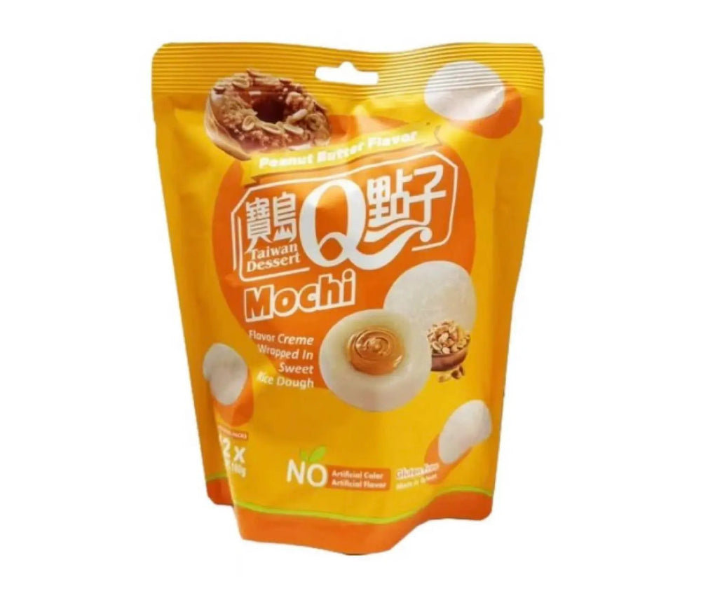 MOCHI Dolcetti di Riso Gusto Burro di Arachidi NO GLUTINE