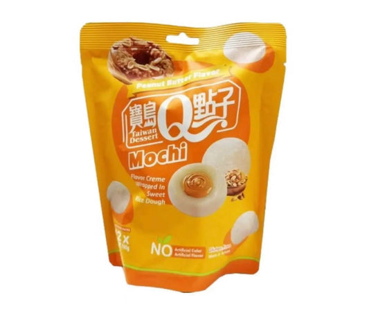 MOCHI Dolcetti di Riso Gusto Burro di Arachidi NO GLUTINE