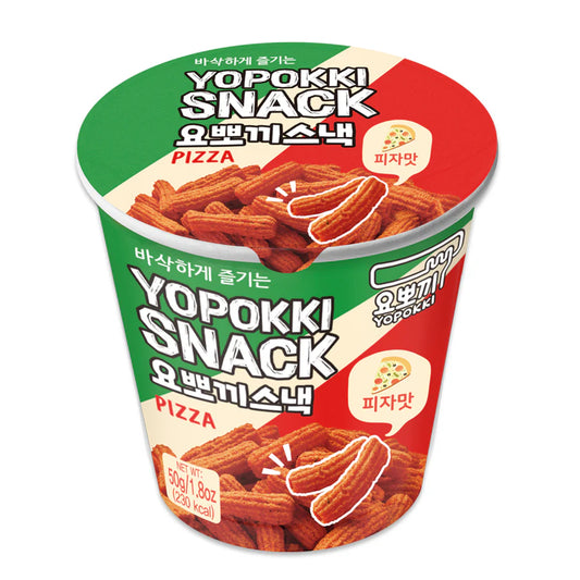 Yopokki Snack Coreano gusto Pizza - 50g