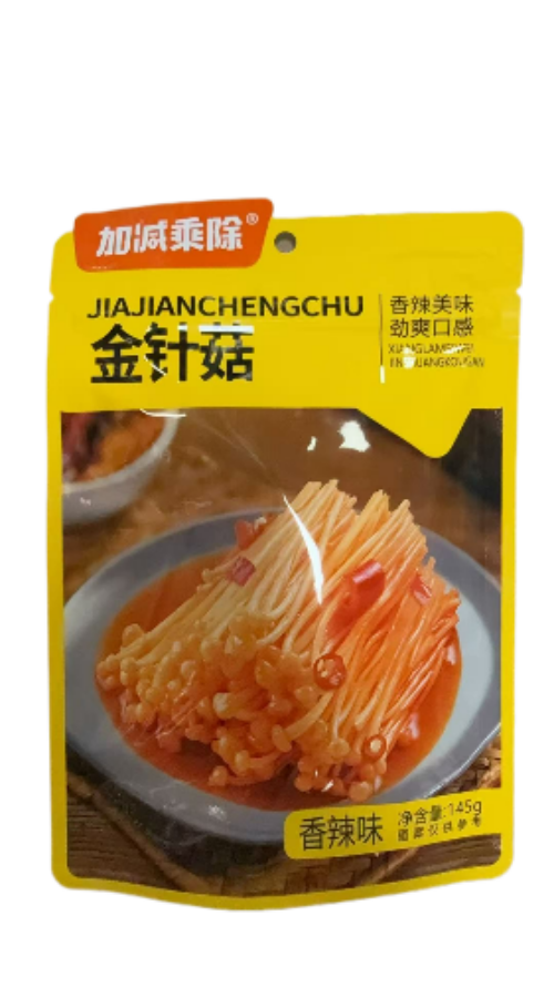 Snack di FUNGHI ENOKI PICCANTE