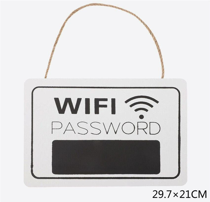 Cartello In Legno per WI-FI