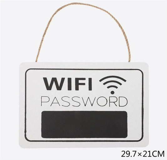 Cartello In Legno per WI-FI
