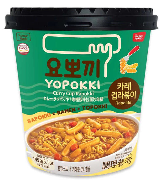 Yopokki Rapokki Gnocchi di riso con Ramen al Curry