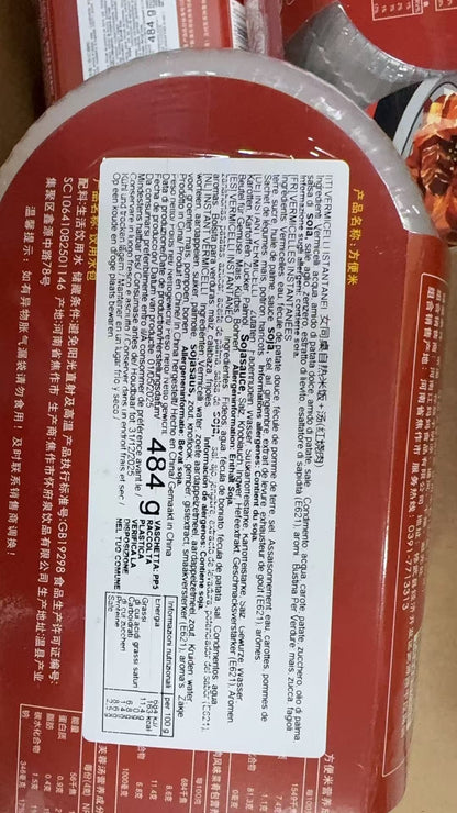 Riso al vapore auto-riscaldante con carne di maiale brasata con zuppa