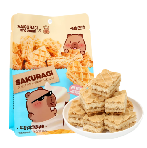 SAKURAGI BISCOTTI WAFER AL LATTE 65G