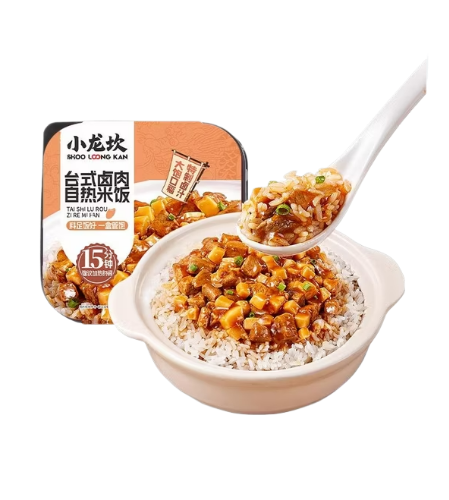 RISO ISTANTANEO CON MAIALE BRASATO STILE TAIWANESE 300G