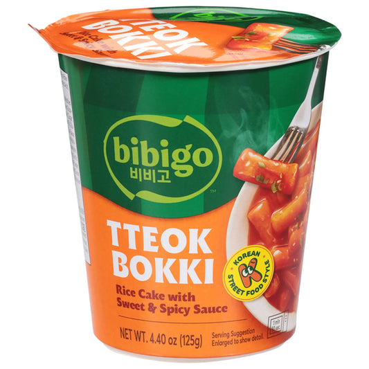 BIBIGO TTEOBOKKI DOLCE/PICCANTE IN CUP 125G