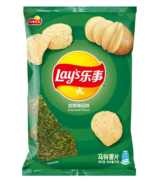 Lay's Patatine al Gusto di Alghe Nori 70g