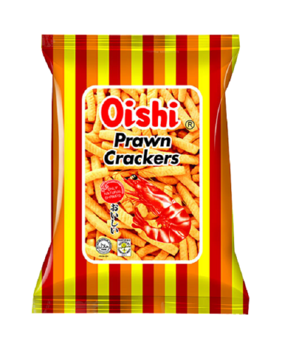 Oishi prawn crackers - gusto ai gamberi