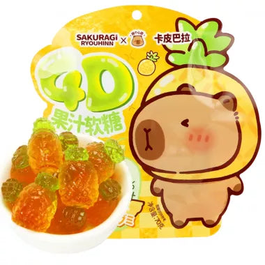 CAREMELLE GOMMOSE 4D ALLA FRUTTA - CAPYBARA