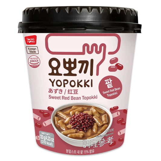 Yopokki Fagioli Rossi Tteokbokki - Gnocchi di riso Coreani 120g