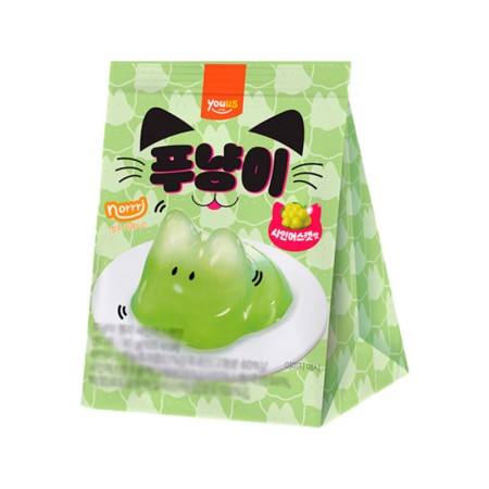 JELLY CAT - GELATINA AL GUSTO UVA VERDE 90G