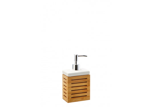 Portasapone in Ceramica e Bambu