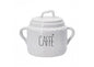 Barattolo in ceramica con coperchio 12,5 x 11 x h13,5 cm