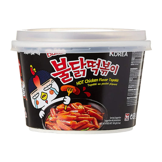 Samyang Buldak Tteokbokki Cup Istantaneo al Pollo Piccante - 185g
