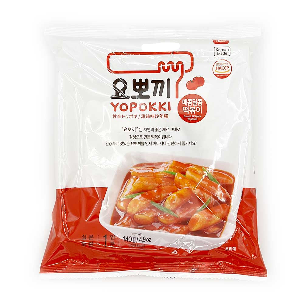 Yopokki Tteokbokki con Salsa DOLCE PICCANTE 120g